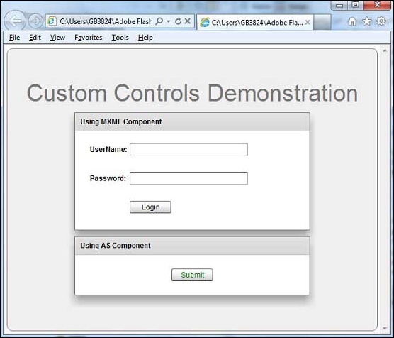 Flex Custom Controls