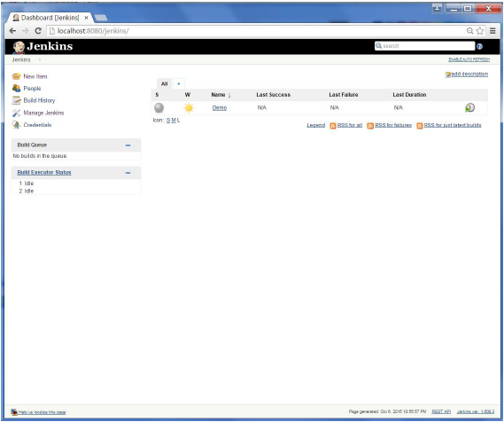 Jenkins Dashboard1