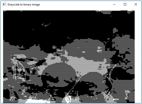 GrayScale to Binary