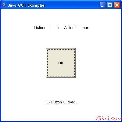 AWT ActionListener