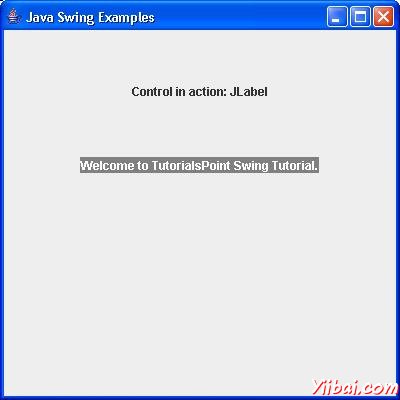 Swing JLabel