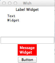 Basic Widgets Example