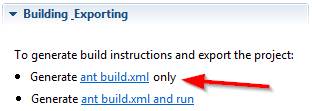 生成ant編譯