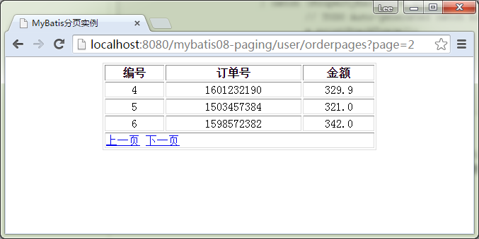 MyBatis分頁結果顯示